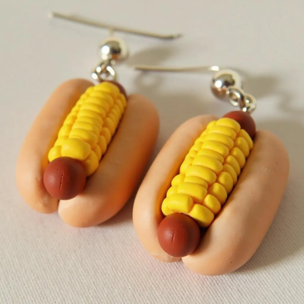 Unique Styles of Corn Dog Earrings