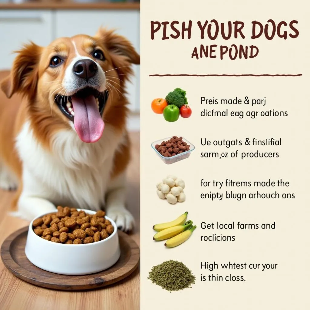 High-quality, fresh ingredients for your dog's health