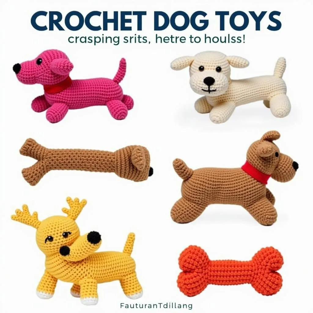 Crocheted Dog Toys for Every Occasion