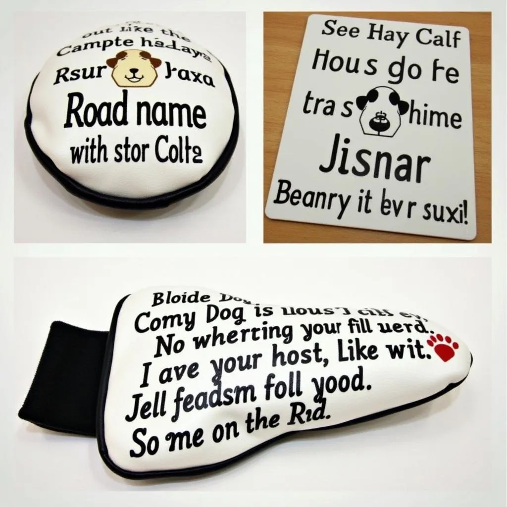 Personalized Dog Golf Head Covers for Golf Lovers