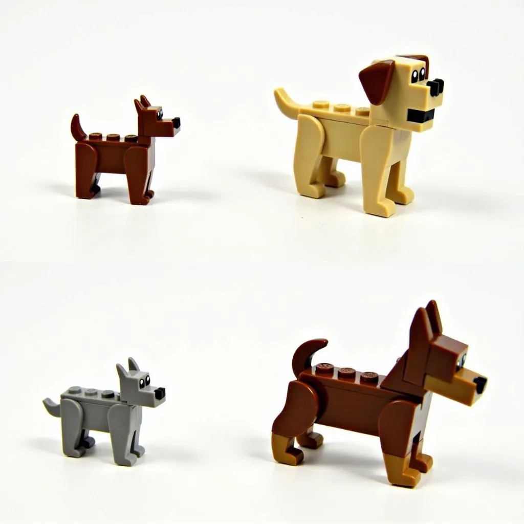 Custom Dog Lego Sets: Size Comparison