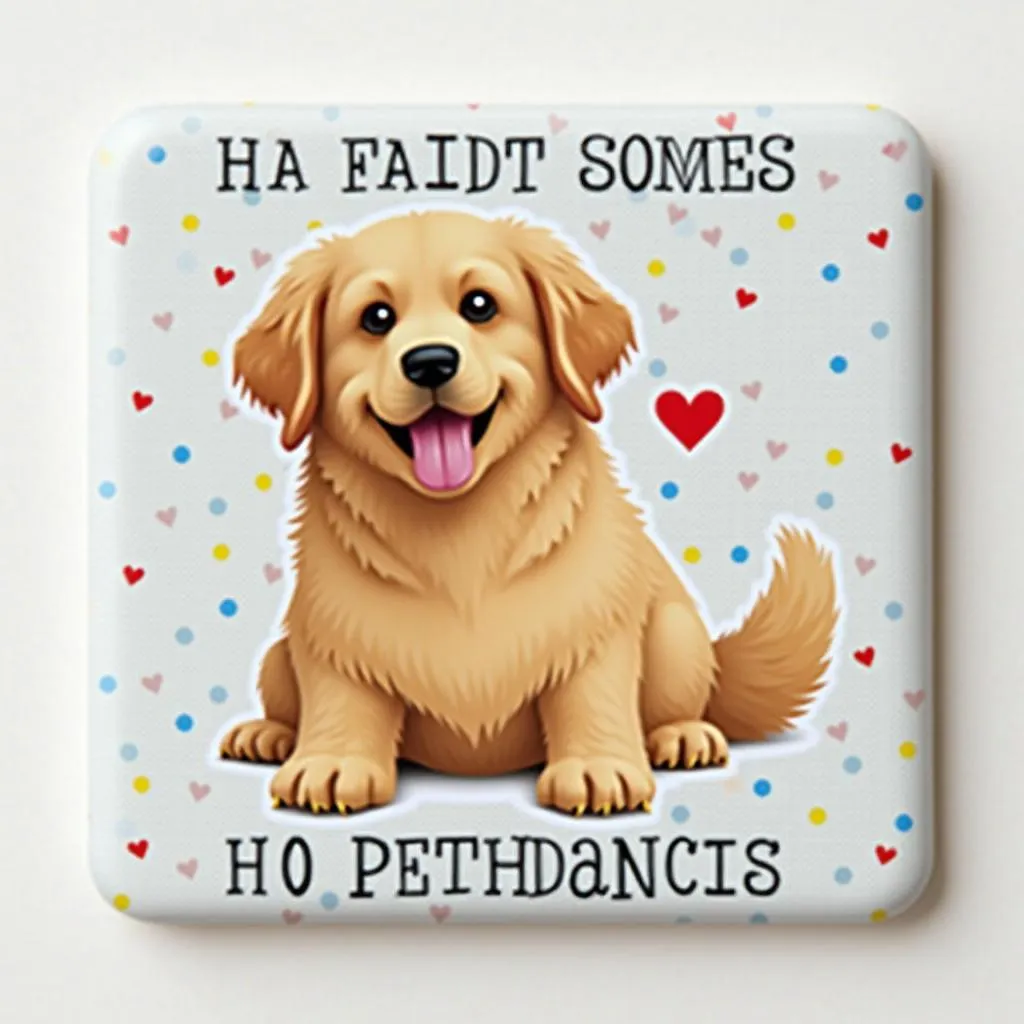 Custom dog magnets as a thoughtful personalized gift for dog lovers.