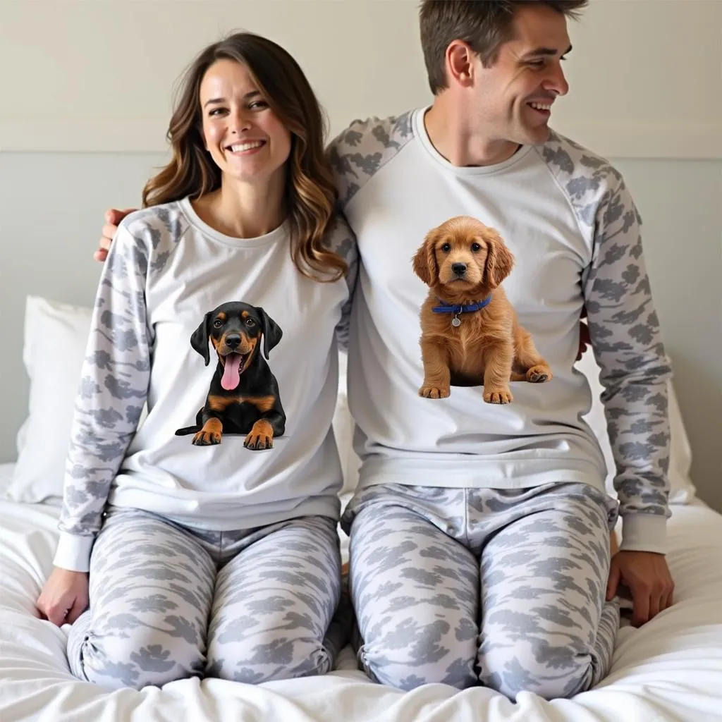 Personalized dog pajamas as a gift for a pet lover