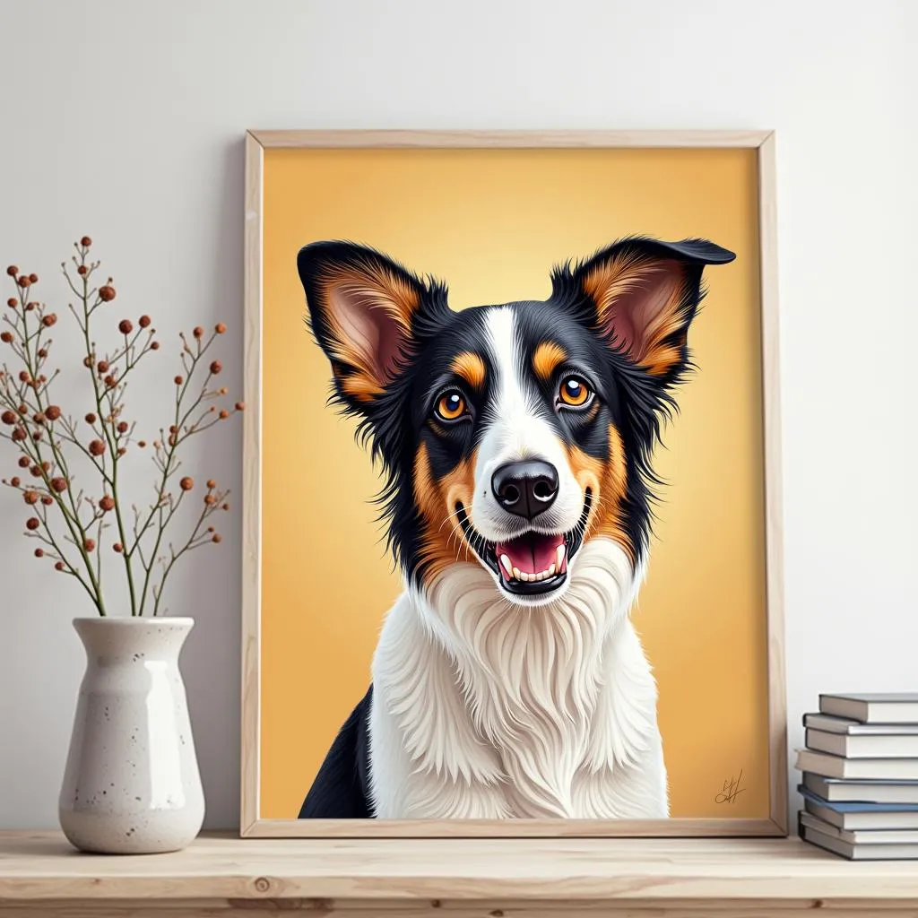 Dog Portrait Illustration