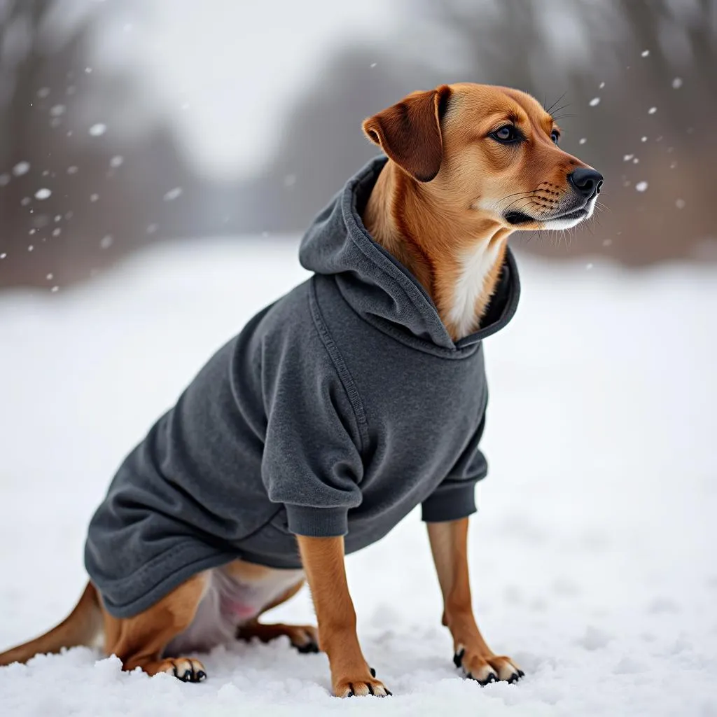 Custom Embroidered Dog Sweatshirt - Cozy Winter Apparel