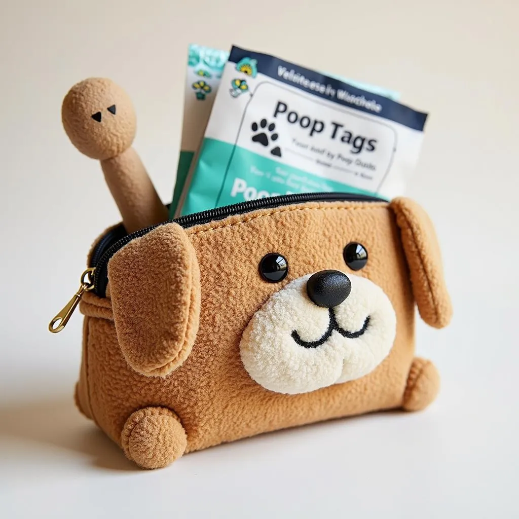 Cute Dog Coin Purse with Accessories