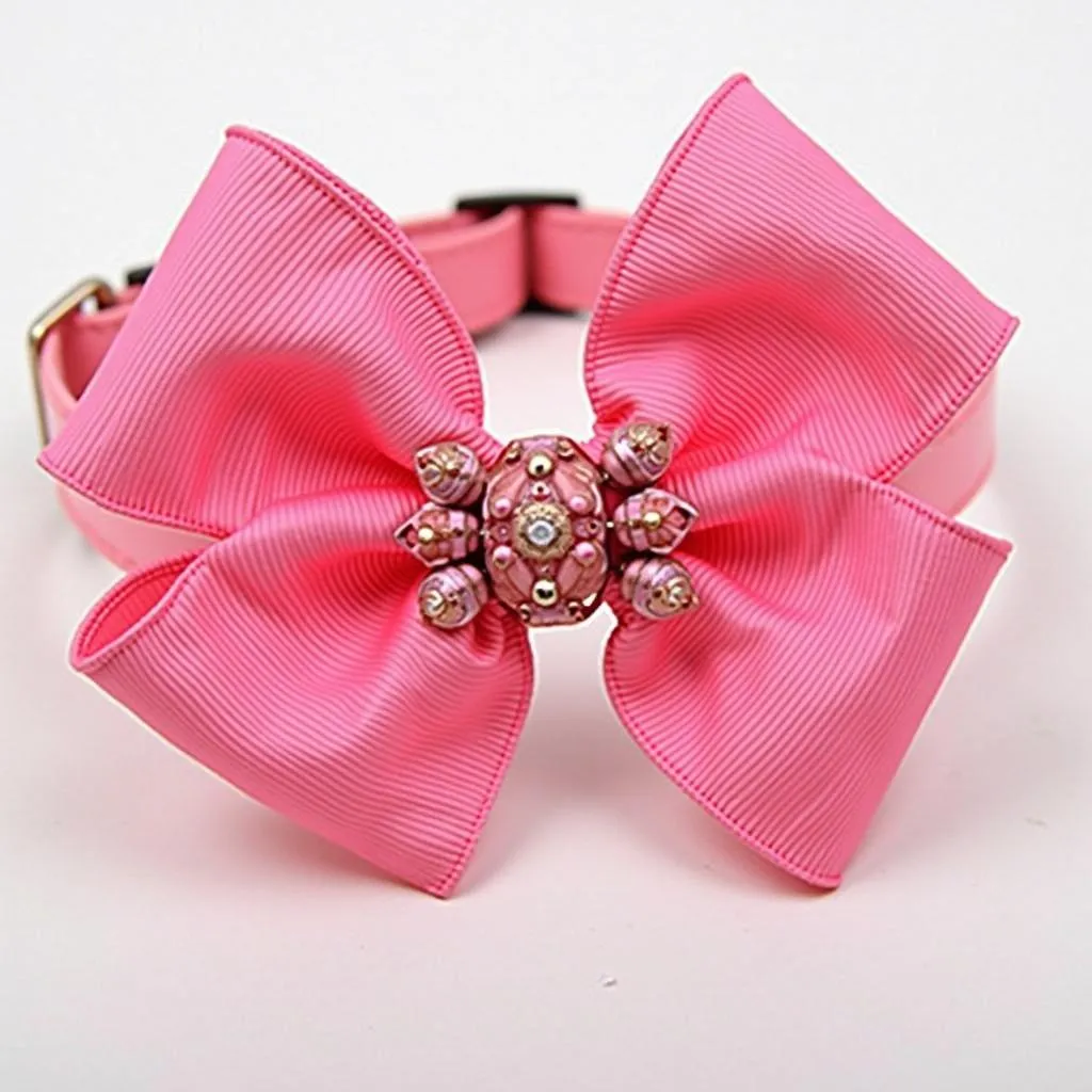 Cute Dog Collar with Bow Design