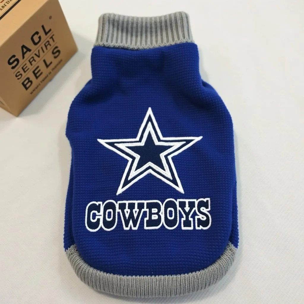 Classic Dallas Cowboys Dog Sweater Design