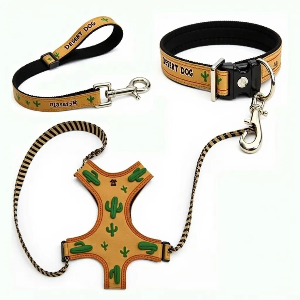 Desert Dogs Merchandise Accessories - Dog Leash, Collar, Harness