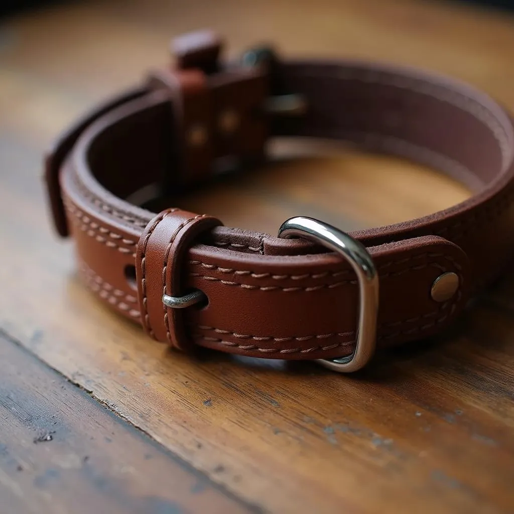 Leather Designer Dog Collar