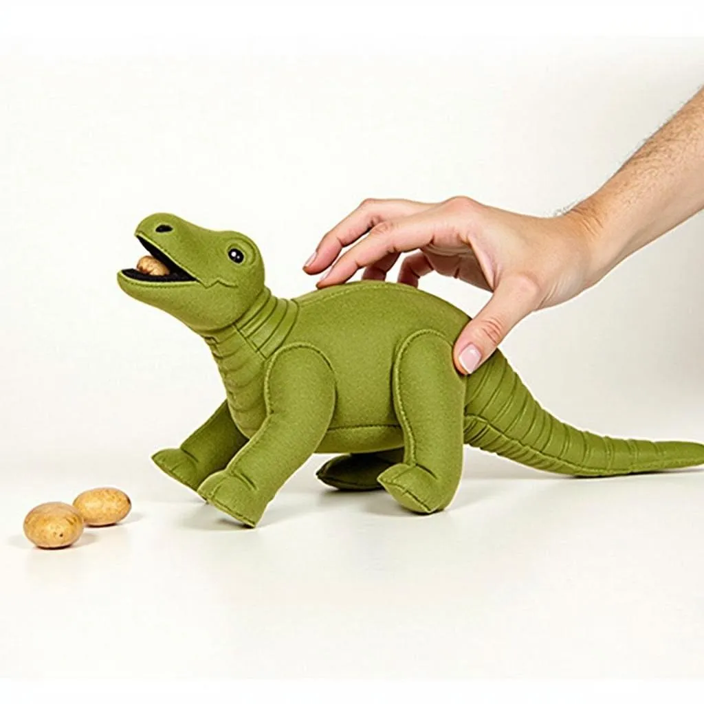 Interactive Dinosaur Dog Toy