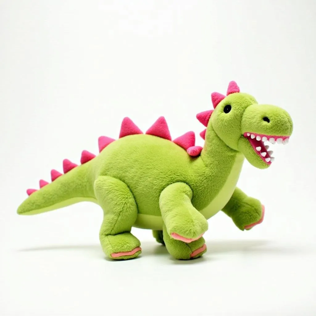 Plush Dinosaur Dog Toy