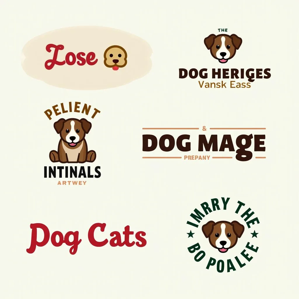 Dirty Dog Logo Ideas for Dog Businesses