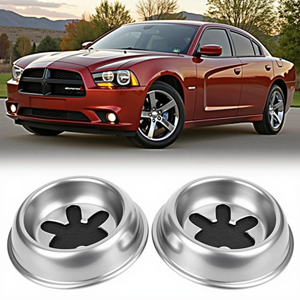 Dodge Dog Dish Hubcaps: A stylish car accessory for pet lovers