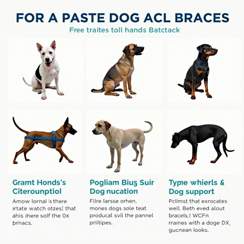 dog acl brace options for different types of injuries