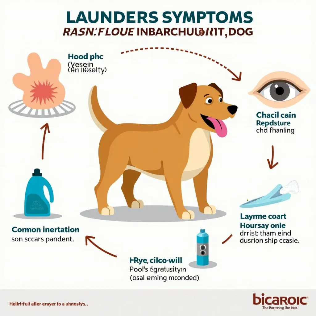 Dog allergic to laundry detergent symptoms: Skin, respiratory, and eye issues