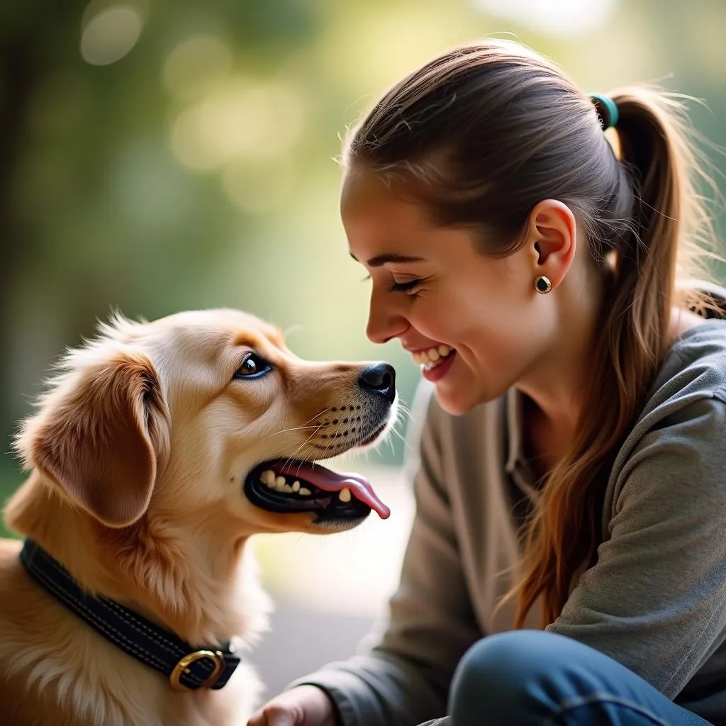 Strengthening the Bond Through Scent Work: A Dog and Owner Enjoying a Fun Training Session