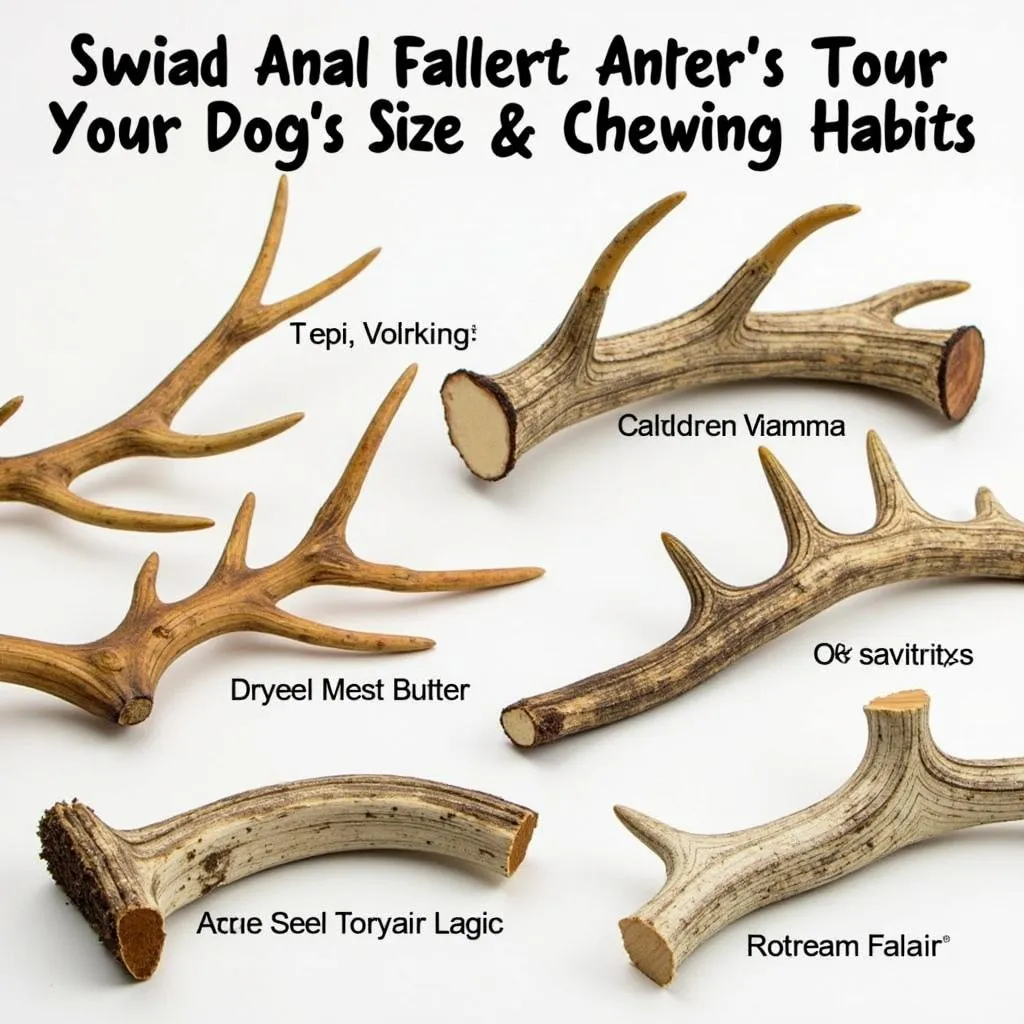 Selecting the right dog antlers for your pup