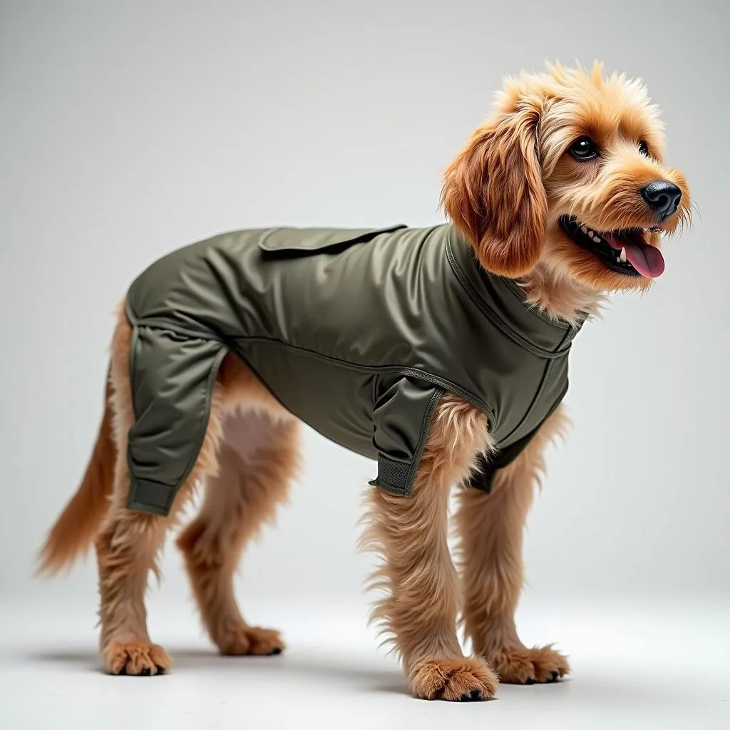 Dog attack suit protection for dogs