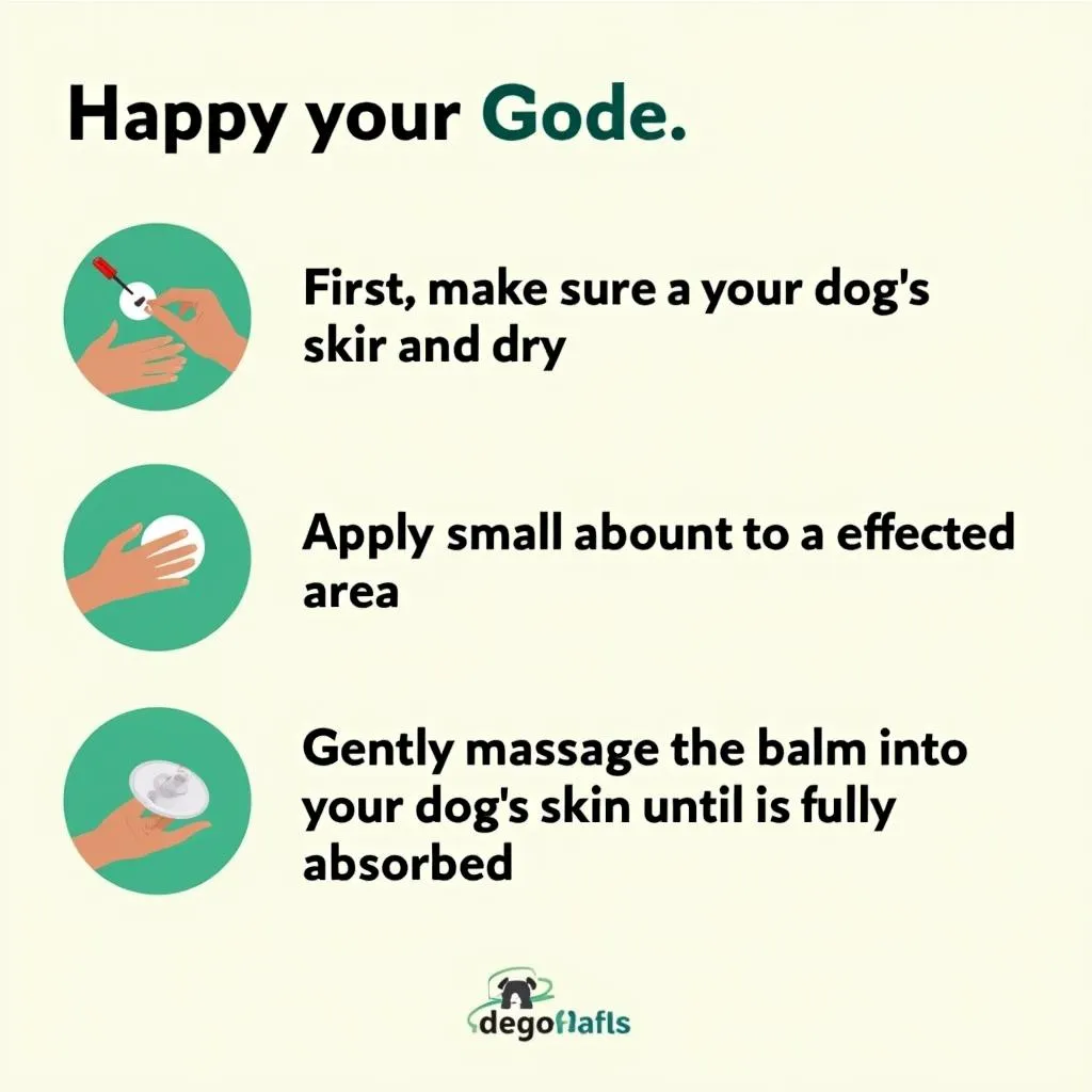 dog balm application guide