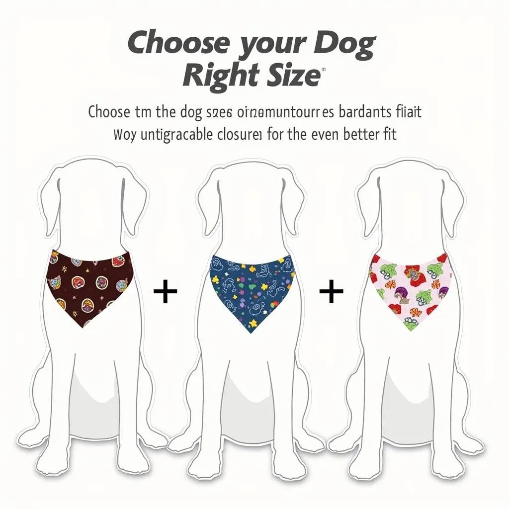 Dog bandanas come in various colors and patterns, making it fun to personalize your dog's look.