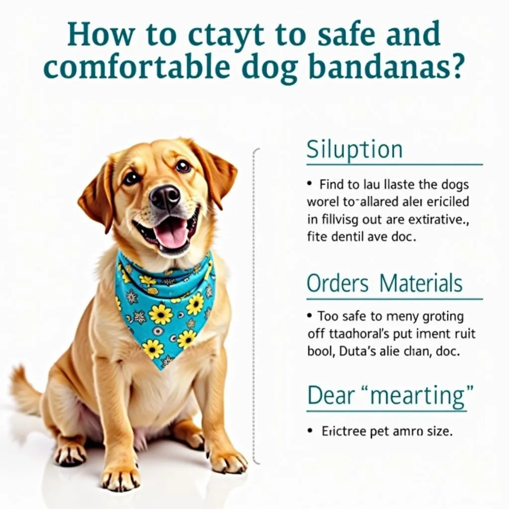 Dog bandana sublimation safety