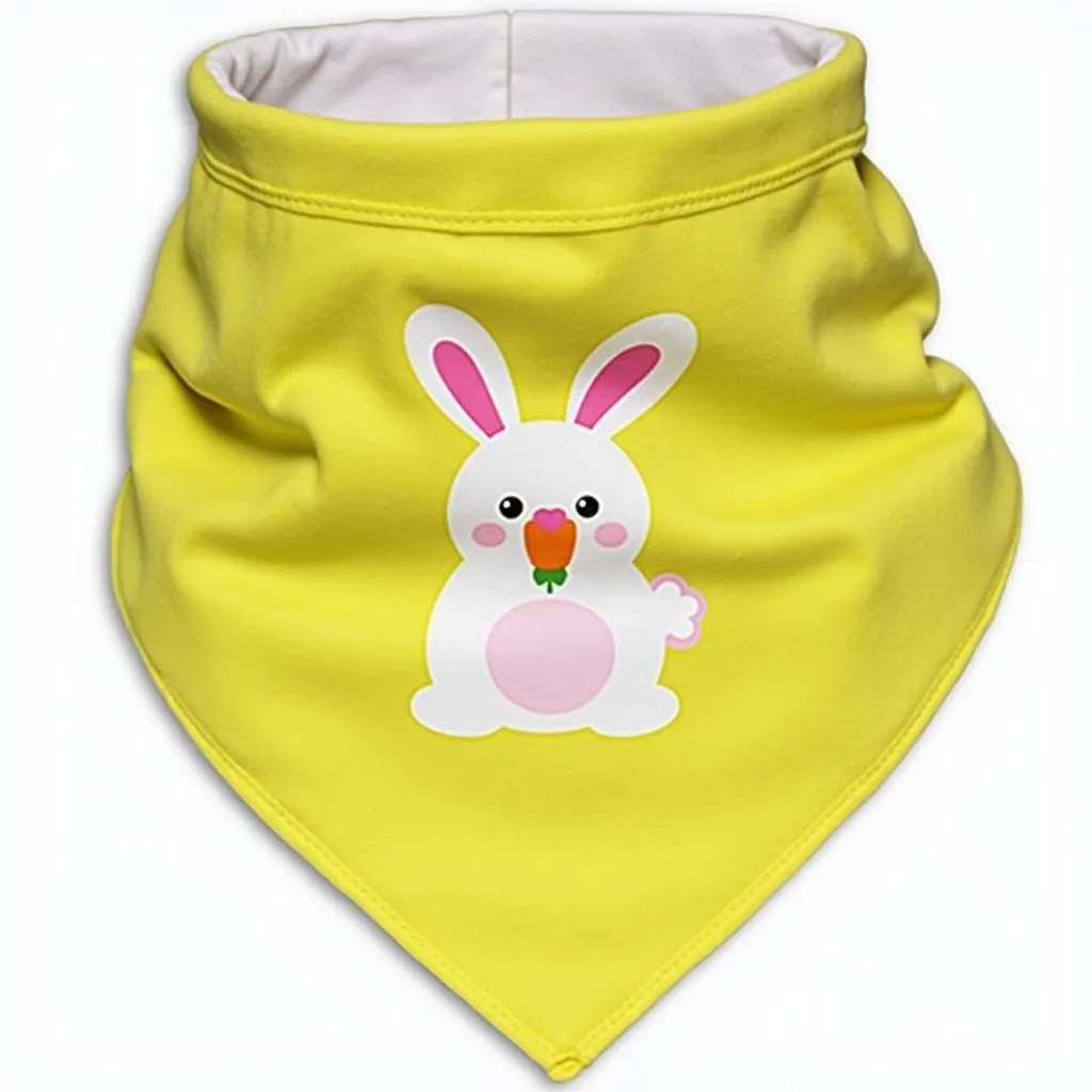 Easter dog bandana with bunny rabbit pattern