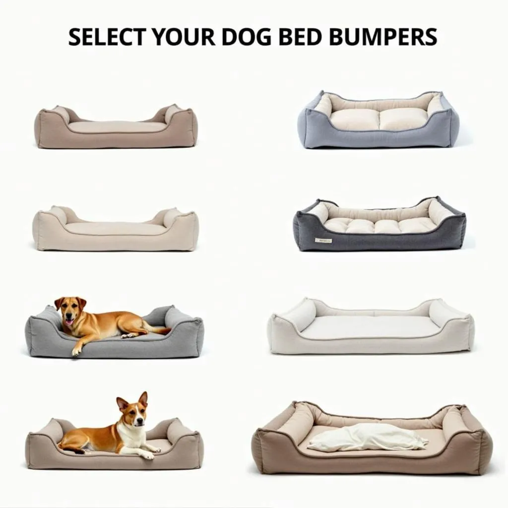 Choosing the right dog bed bumper for your dog