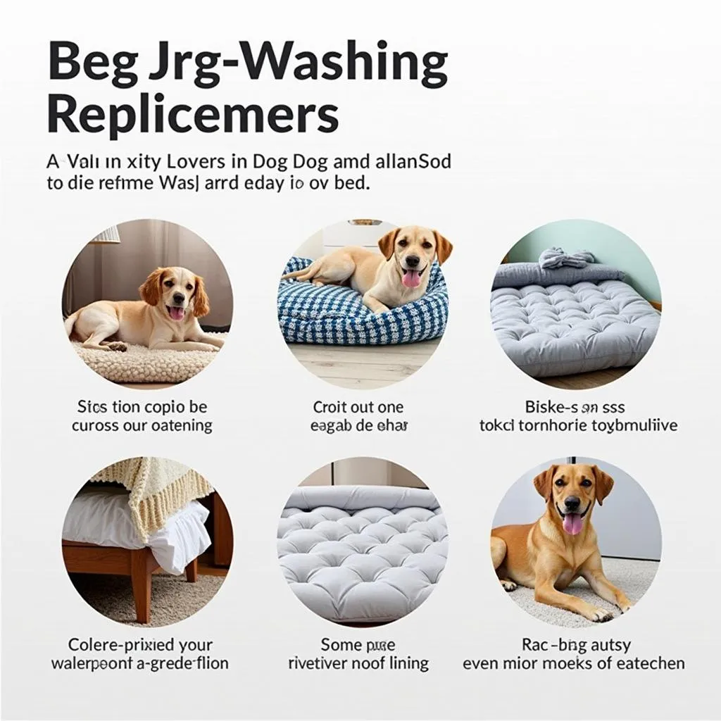 Dog bed replacement covers: Easy to clean, easy to maintain