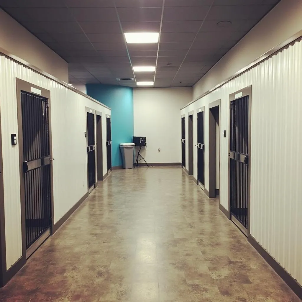 Dog Boarding Facility Interior