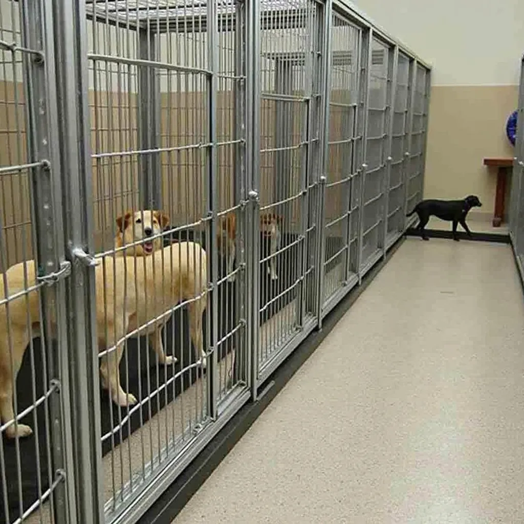 Spacious and comfortable dog kennels at a boarding facility in Southington CT