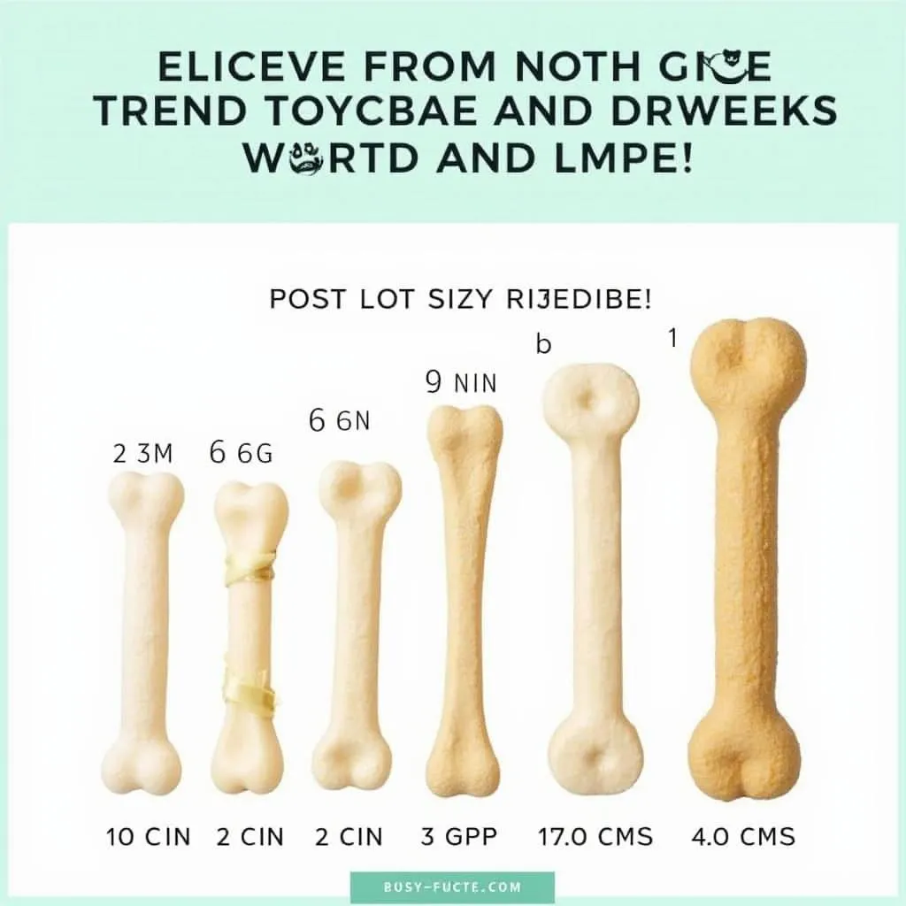 Types and Sizes of Dog Bone Gags