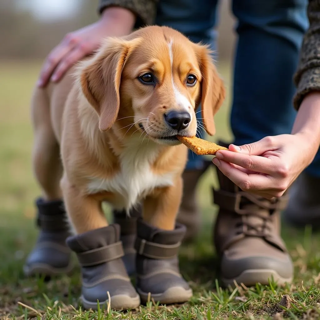 Dog Boots for Hunting: Positive Reinforcement for Dog Training