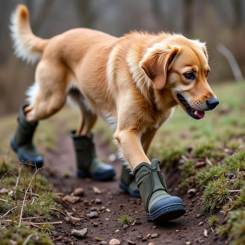 Dog Boots for Hunting: Enhancing Traction and Stability