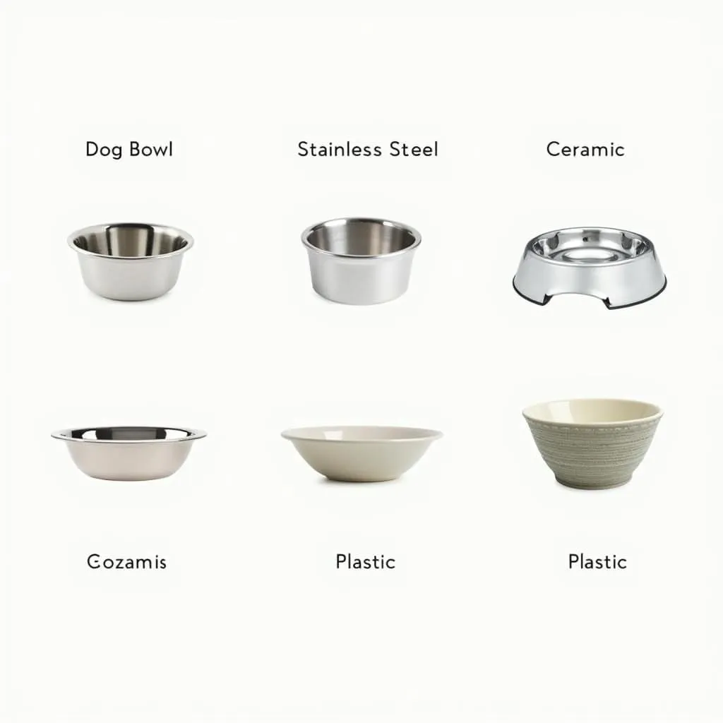 Dog bowls material comparison