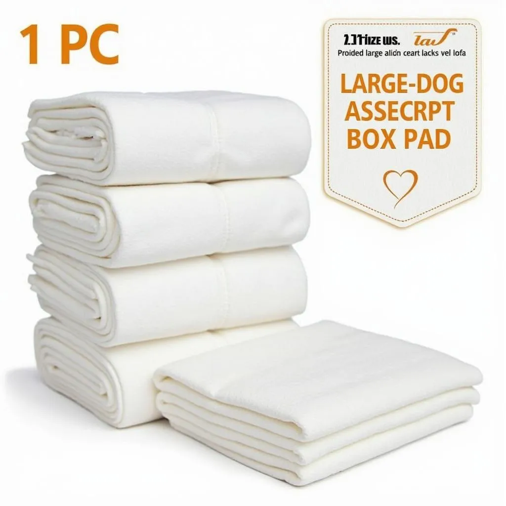 Large dog box pads for maximum absorbency