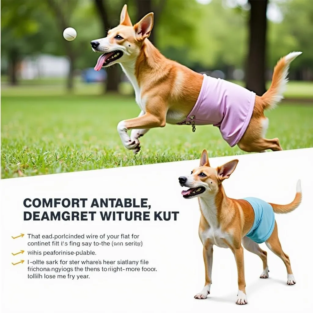 Dog boxer shorts for active dogs