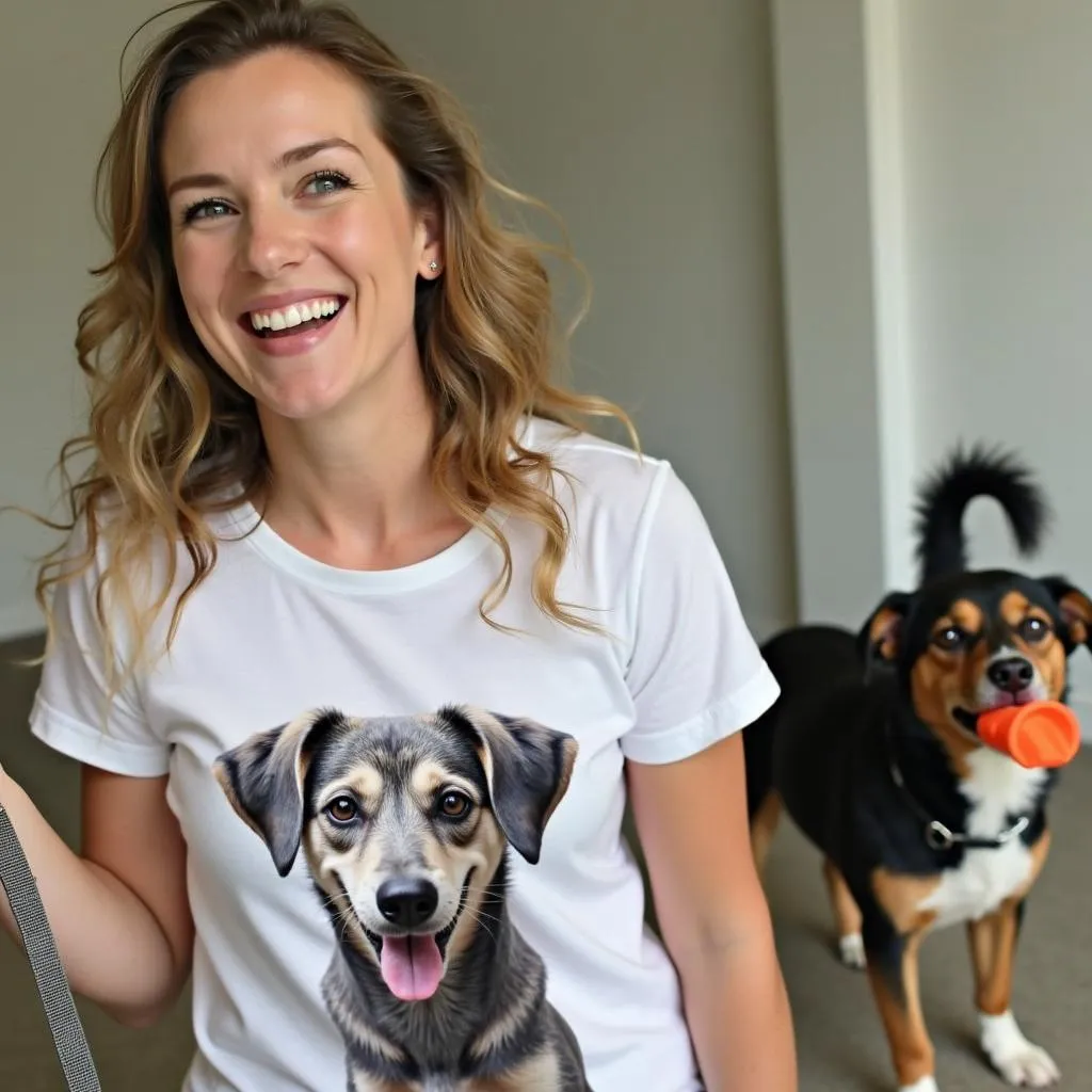 Dog-brand clothing for humans: T-shirts, hoodies, caps, and bags