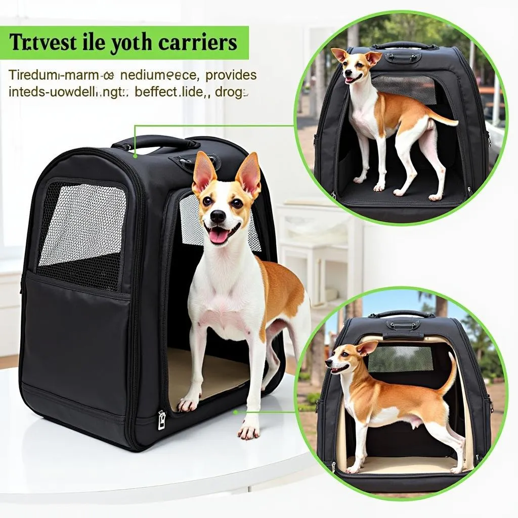 Hard-Sided Carrier for Medium-Sized Dogs