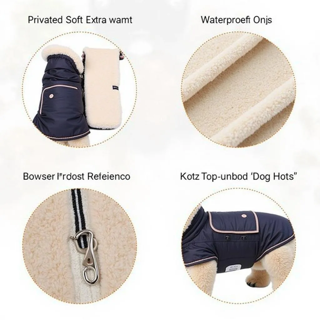 Dog coat with belly coverage for winter warmth