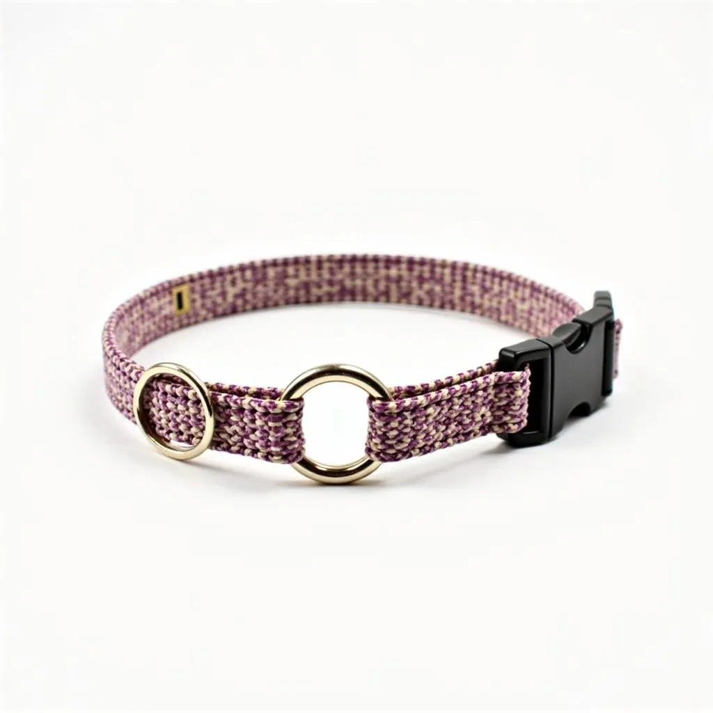 Dog Collar with Ring in Center for Small Dogs: Cute and Practical