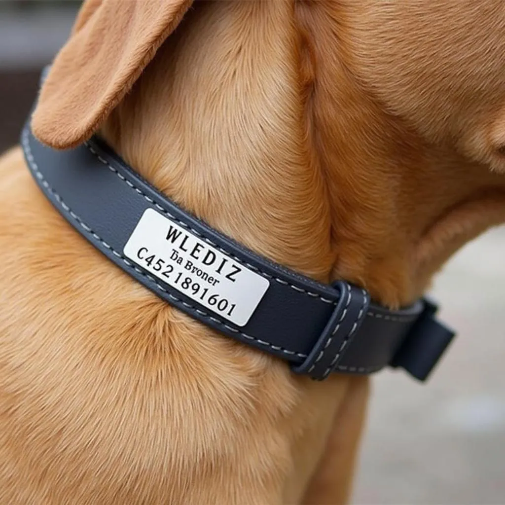 Dog Collars with Name and Phone Number