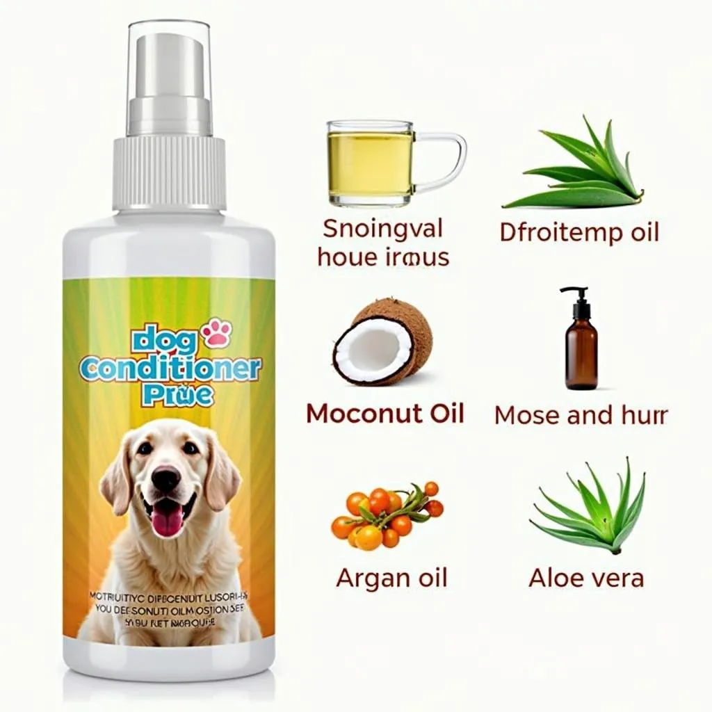 Dog Conditioner Spray Bottle