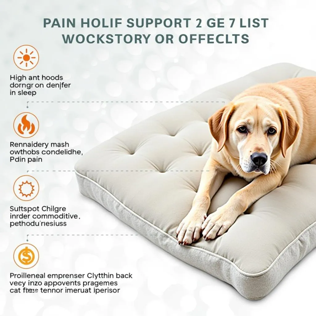 Orthopedic Dog Couch Cushion for Joint Support