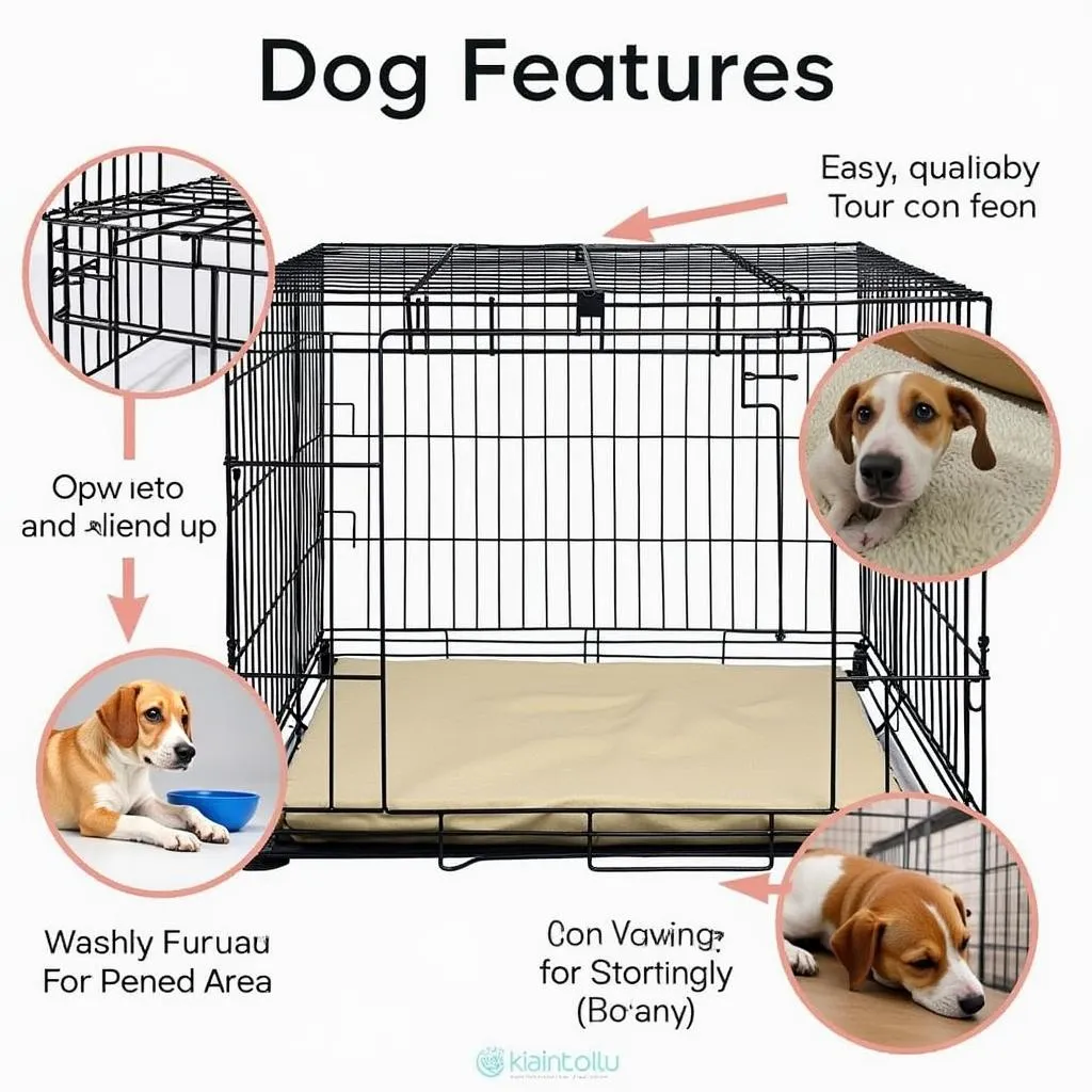 Interior Features of a Dog Crate