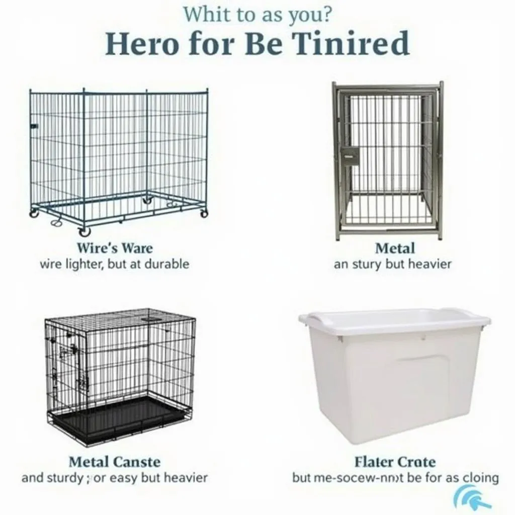 Different Dog Crate Frame Types