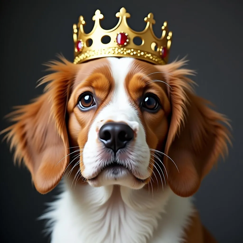 Dog crown: A symbol of royalty for your furry friend