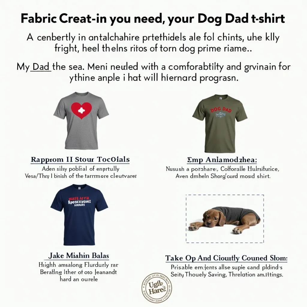 Dog Dad T-shirt: Choosing the Right Fabric and Material for Comfort and Durability