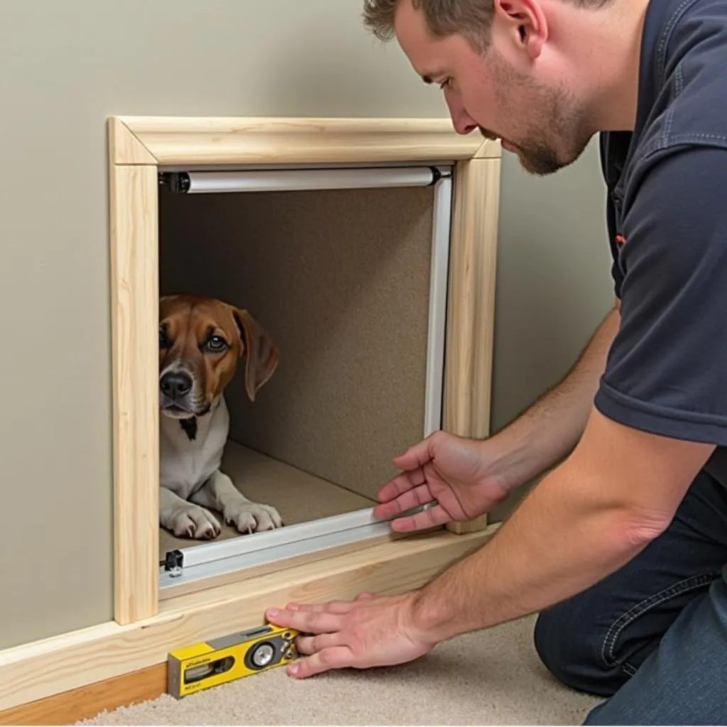 How to install a 15x20 dog door