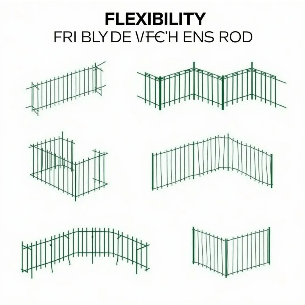 Dog fence roll flexibility and adaptability